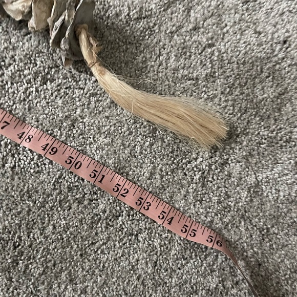 Creative Co-op oyster shell garland w/ raffia tassel Coastal decor NEW SOLD OUT - Picture 4 of 5